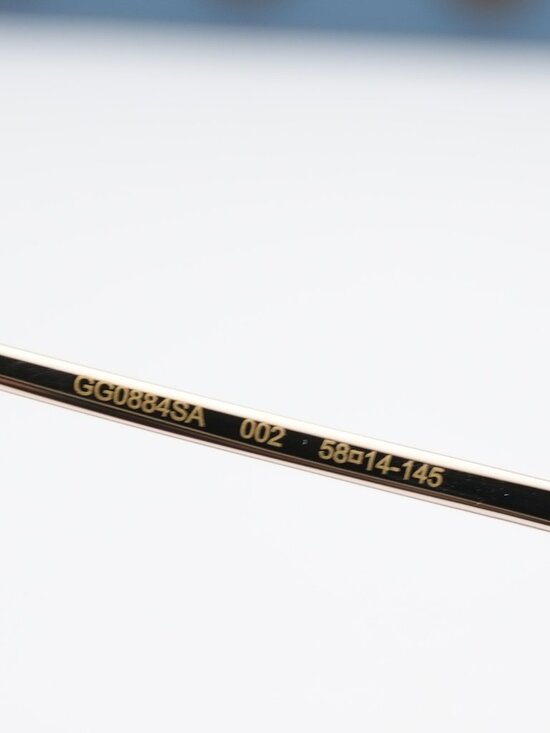 Gucci GG0884SA 002 Square Sunglasses - Havana / Brown main image 6